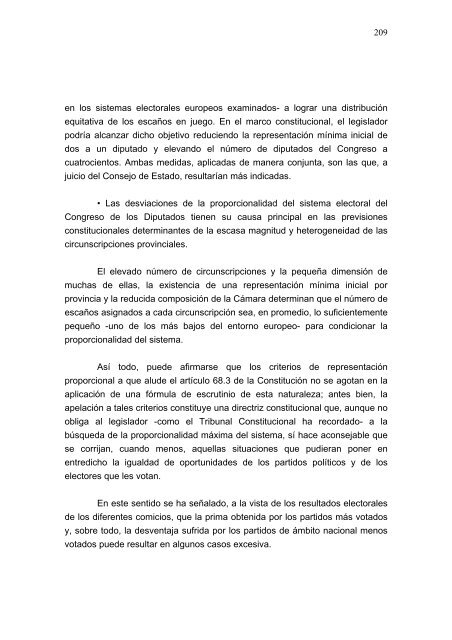 Informe del Consejo de Estado sobre el régimen electoral