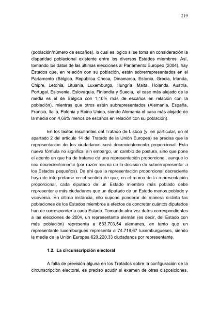 Informe del Consejo de Estado sobre el régimen electoral