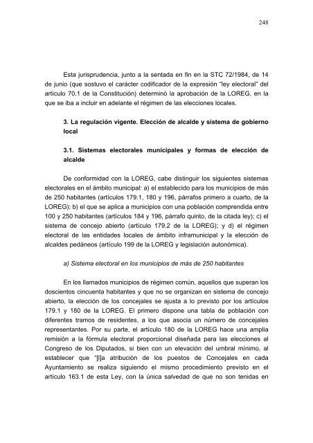 Informe del Consejo de Estado sobre el régimen electoral