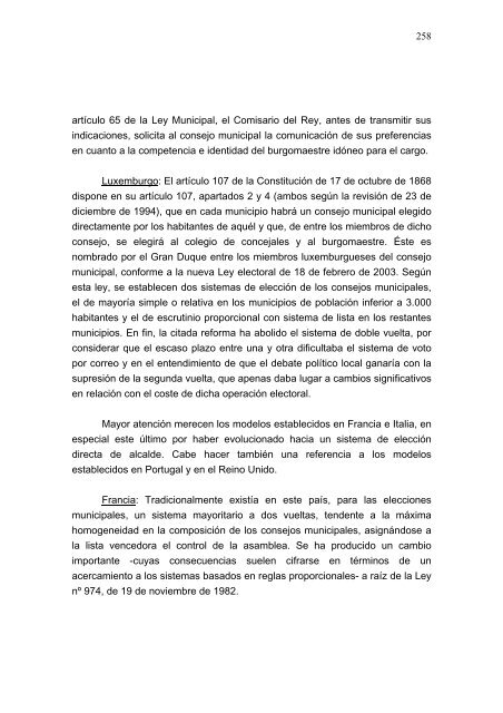 Informe del Consejo de Estado sobre el régimen electoral