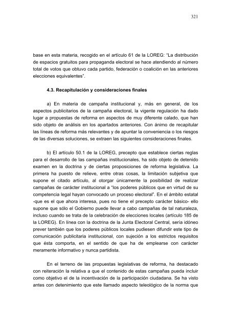 Informe del Consejo de Estado sobre el régimen electoral