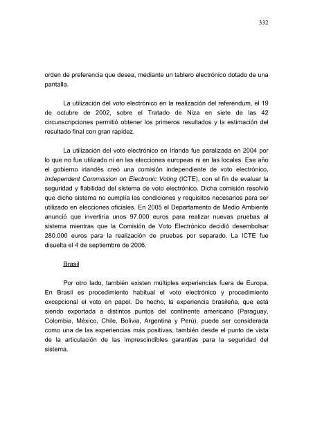 Informe del Consejo de Estado sobre el régimen electoral