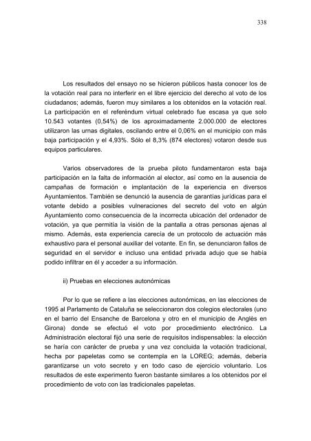 Informe del Consejo de Estado sobre el régimen electoral