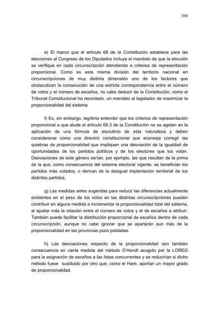 Informe del Consejo de Estado sobre el régimen electoral