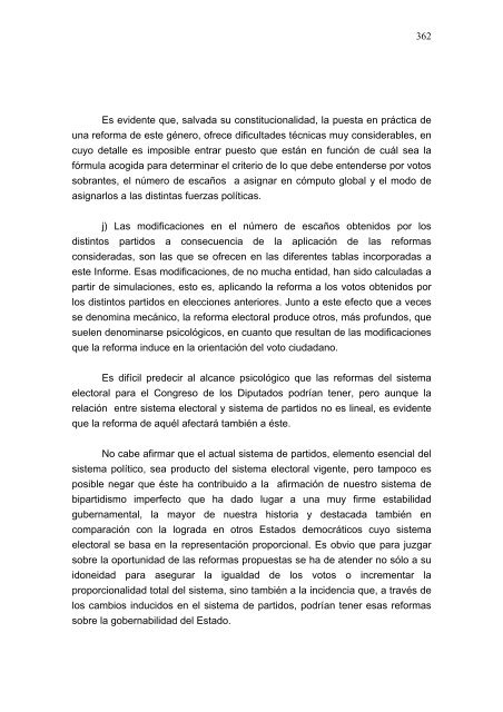 Informe del Consejo de Estado sobre el régimen electoral