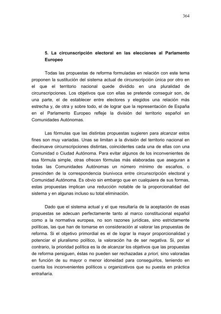 Informe del Consejo de Estado sobre el régimen electoral