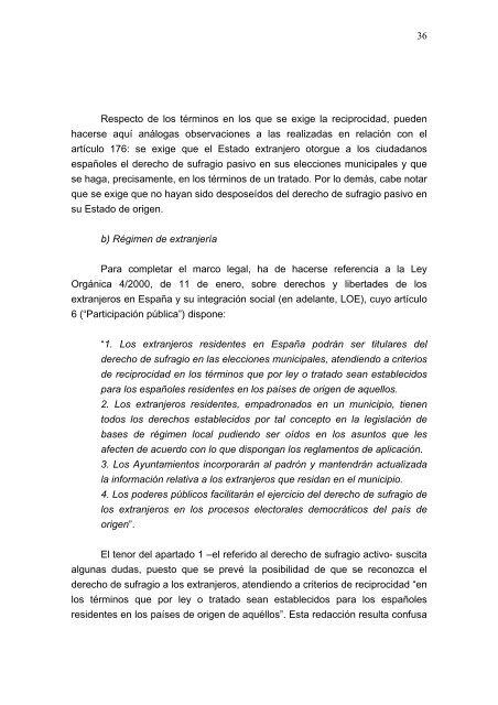 Informe del Consejo de Estado sobre el régimen electoral