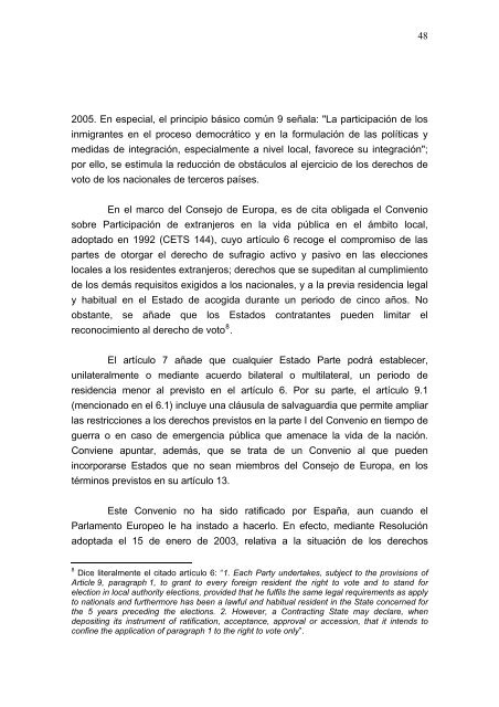 Informe del Consejo de Estado sobre el régimen electoral