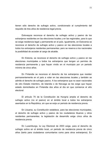 Informe del Consejo de Estado sobre el régimen electoral