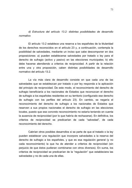 Informe del Consejo de Estado sobre el régimen electoral