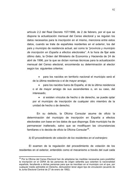 Informe del Consejo de Estado sobre el régimen electoral