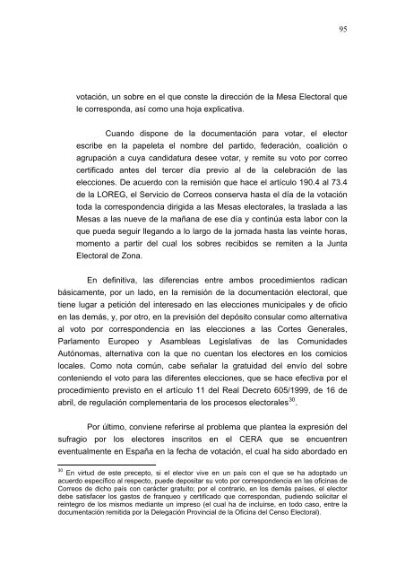 Informe del Consejo de Estado sobre el régimen electoral