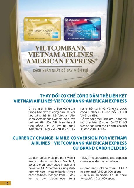 GOLDEN LOTUSPLUS - Vietnam Airlines