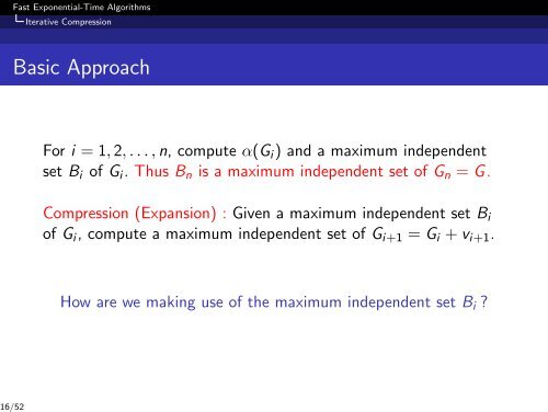 Fast Exponential-Time Algorithms to solve NP-complete ... - Lita