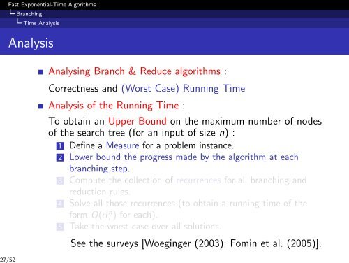 Fast Exponential-Time Algorithms to solve NP-complete ... - Lita