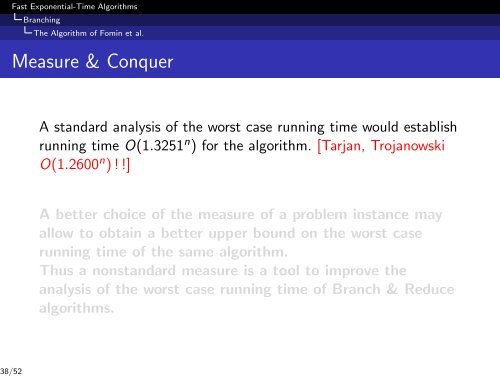 Fast Exponential-Time Algorithms to solve NP-complete ... - Lita