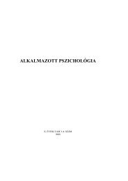 letöltése (PDF) - Alkalmazott Pszichológia - Eötvös Loránd ...