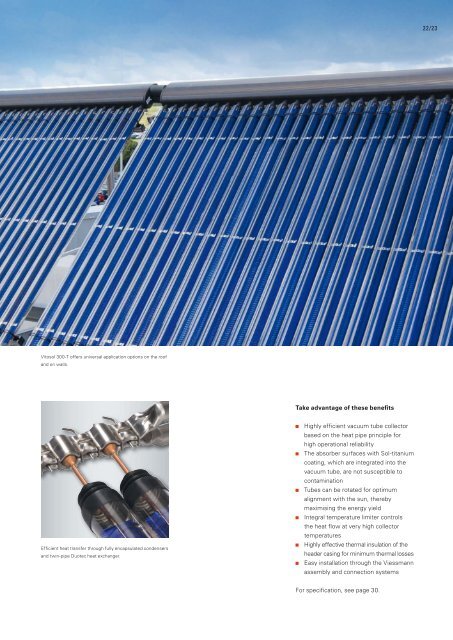 Heating with solar energy - Viessmann