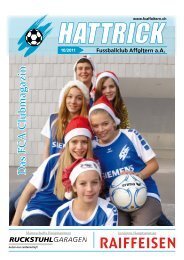 Clubmagazin Hattrick Ausgabe 10/2011 - FC Affoltern am Albis