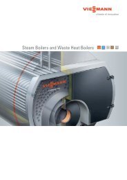 Steam Boilers and Waste Heat Boilers - Viessmann