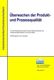 Überwachen der Produkt- und Prozessqualität - Cloodt-Verlag