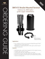 BMT-415 Bracket Mounted Terminal - Channell Commercial ...