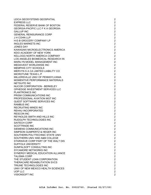 FY08 counts--ALL EMPLOYERS of Initial H-1Bs - Visa Lawyer Blog