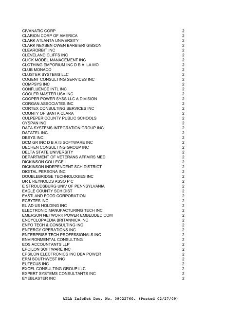 FY08 counts--ALL EMPLOYERS of Initial H-1Bs - Visa Lawyer Blog