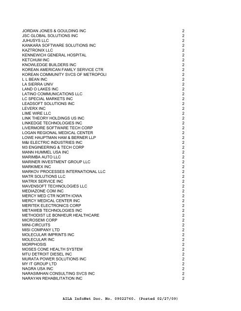 FY08 counts--ALL EMPLOYERS of Initial H-1Bs - Visa Lawyer Blog