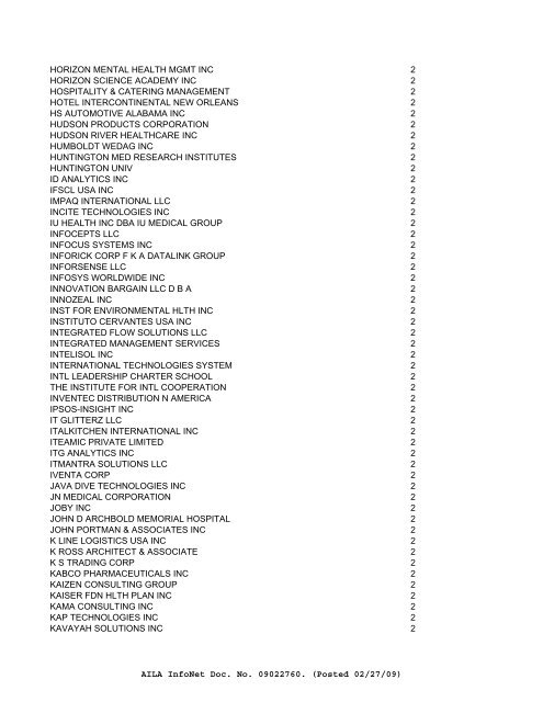 FY08 counts--ALL EMPLOYERS of Initial H-1Bs - Visa Lawyer Blog