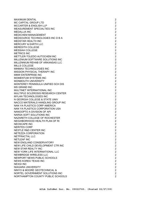 FY08 counts--ALL EMPLOYERS of Initial H-1Bs - Visa Lawyer Blog