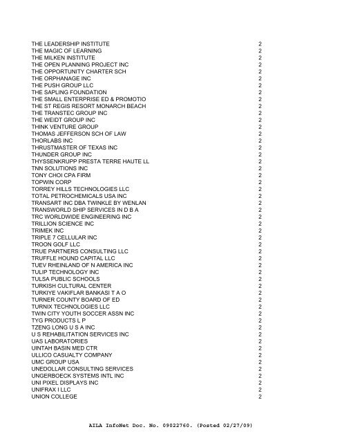 FY08 counts--ALL EMPLOYERS of Initial H-1Bs - Visa Lawyer Blog