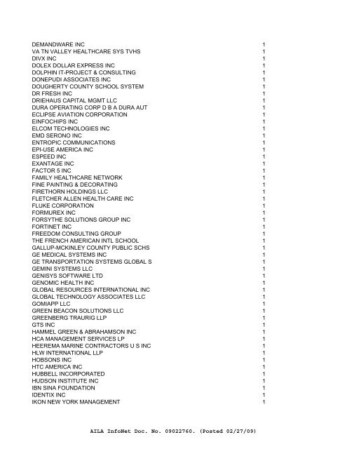 FY08 counts--ALL EMPLOYERS of Initial H-1Bs - Visa Lawyer Blog