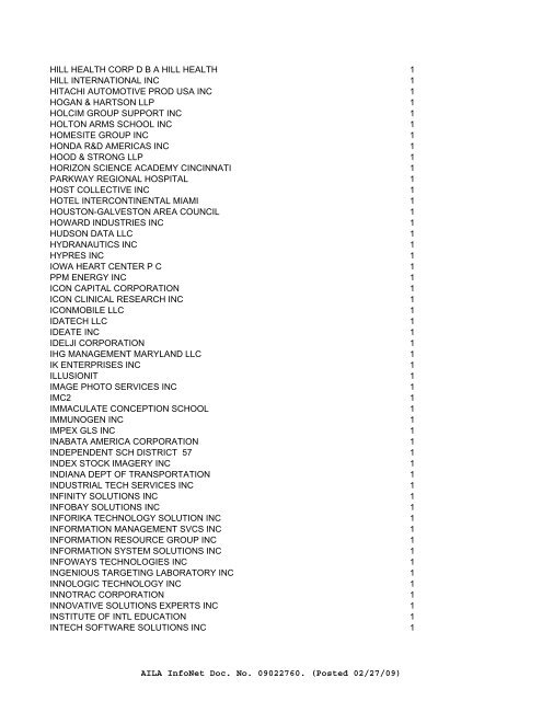 FY08 counts--ALL EMPLOYERS of Initial H-1Bs - Visa Lawyer Blog