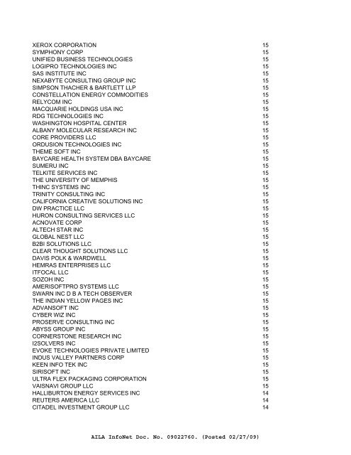 FY08 counts--ALL EMPLOYERS of Initial H-1Bs - Visa Lawyer Blog