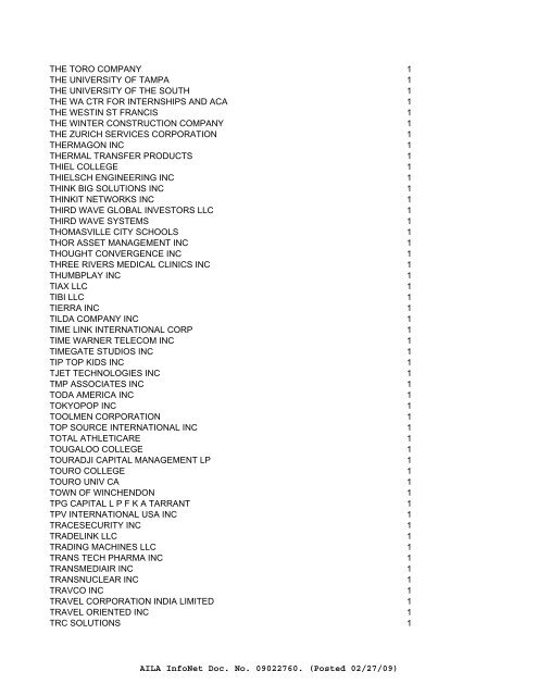 FY08 counts--ALL EMPLOYERS of Initial H-1Bs - Visa Lawyer Blog