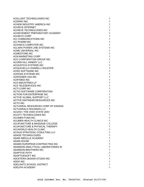 FY08 counts--ALL EMPLOYERS of Initial H-1Bs - Visa Lawyer Blog