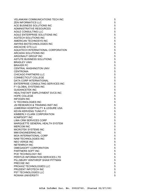 FY08 counts--ALL EMPLOYERS of Initial H-1Bs - Visa Lawyer Blog