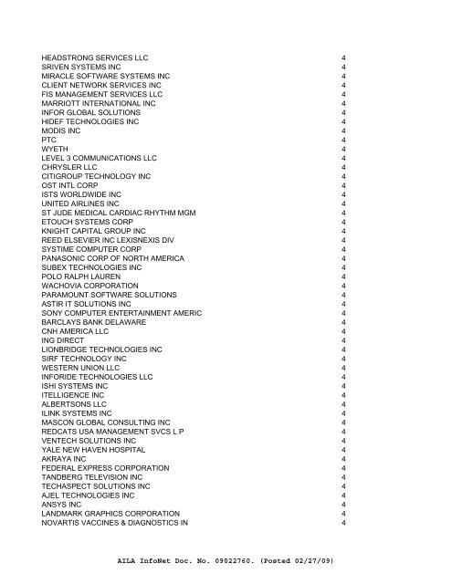 FY08 counts--ALL EMPLOYERS of Initial H-1Bs - Visa Lawyer Blog