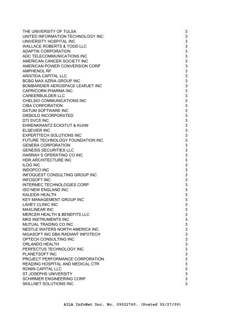 FY08 counts--ALL EMPLOYERS of Initial H-1Bs - Visa Lawyer Blog