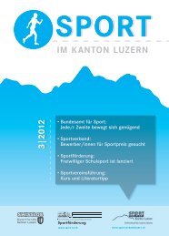 Ausgabe 3 - Sportverband Kanton Luzern