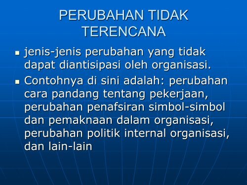 Bab 15-16 Perubahan Organisasi