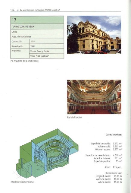 ACÚSTICA Y REHABILITACiÓN EN TEATROS DE ANDALUcíA