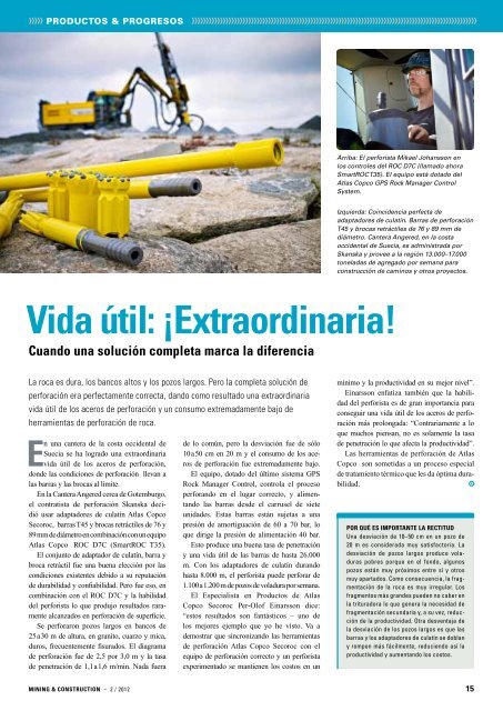 Nuevo Boomer, impulso para Polonia - Atlas Copco