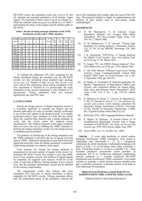 estimation of path delays using vhdl logic simulation - LEDA