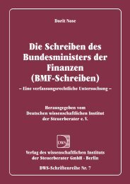 Die Schreiben des Bundesministers der Finanzen (BMF-Schreiben)