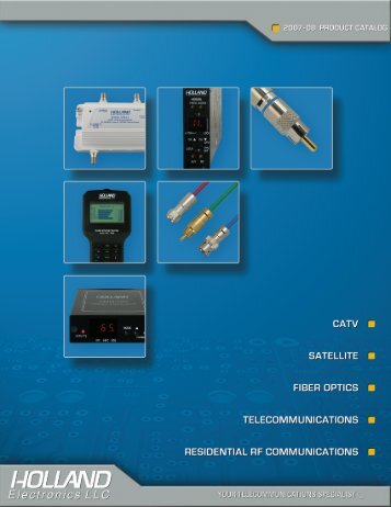 catv optical amplifiers - Holland Electronics