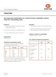 Fractim Data Sheet (Page 1) - Tata Steel