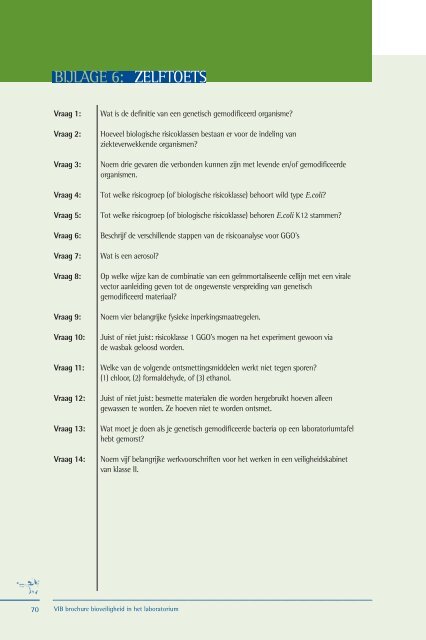 Bioveiligheid in het laboratorium - VIB