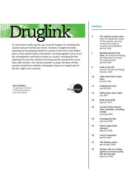 PDF (Cocaine dossier) - DrugScope